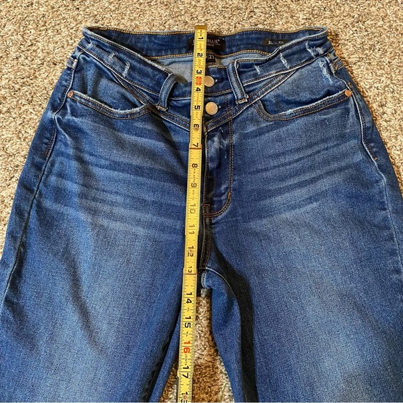 JUDY BLUE Slim Fit Dark Wash Jeans Size 27 - Picture 11 of 14
